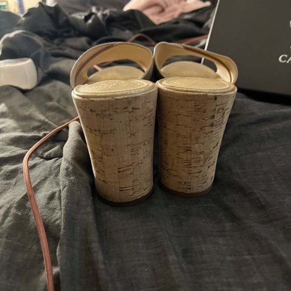 Vince Camuto wedge sandals size 8 1/2 - Picture 4 of 7